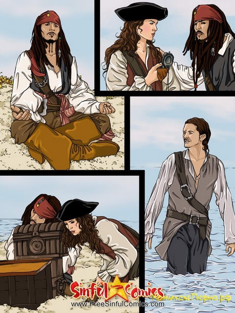 порно комиксы пираты карибского моря
